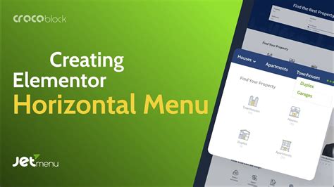 How to Create Horizontal Menu in Elementor .